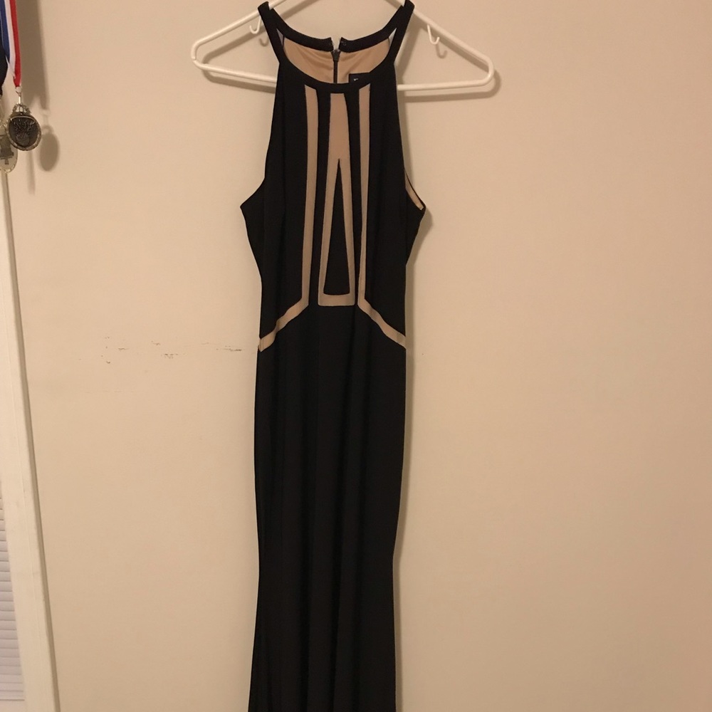 Sexy black prom dress